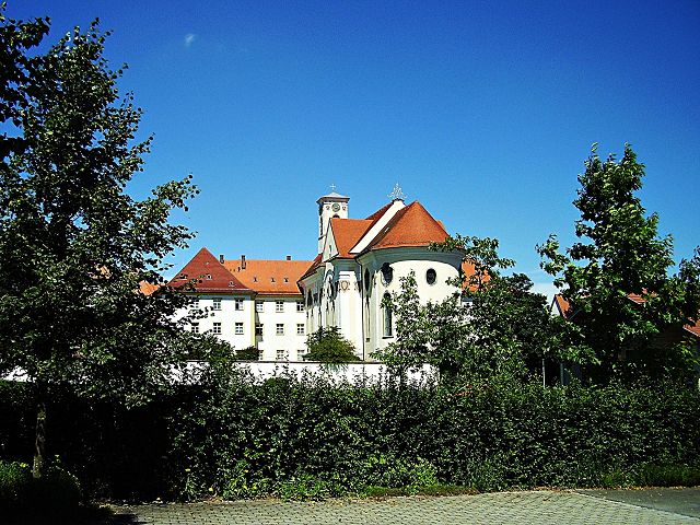 Blick auf das im Barock-Stil erbaute Kloster Sießen